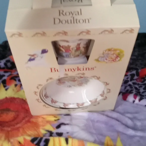 Royal Doulton Bunnykins 1970s Bunnykins Plate Bowl Cup